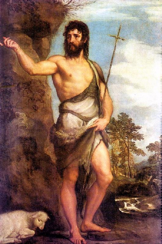TIZIANO Vecellio St. John the Baptist er oil painting image
